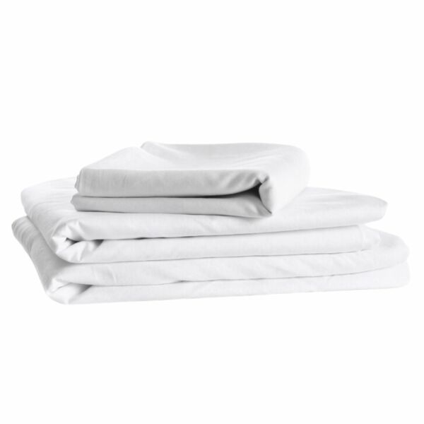 Adjustable Bed Sheet Sets - White