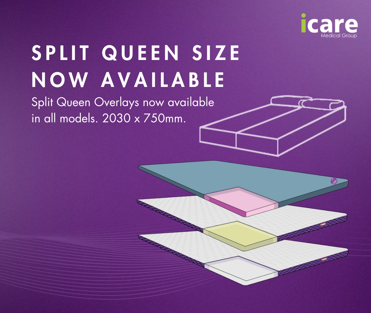 Split Queen Overlays